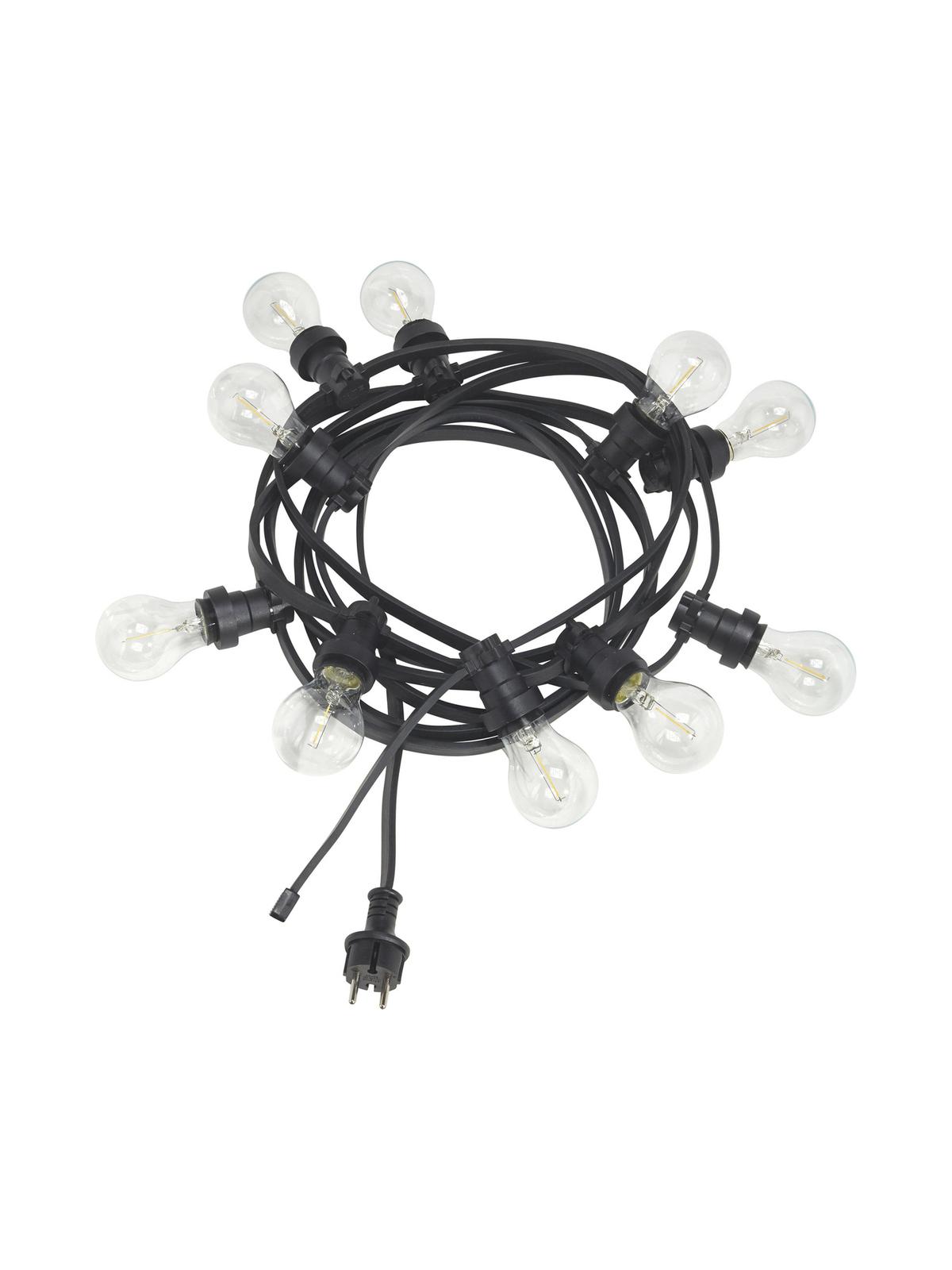 Light string Bright outdoor Clear Black