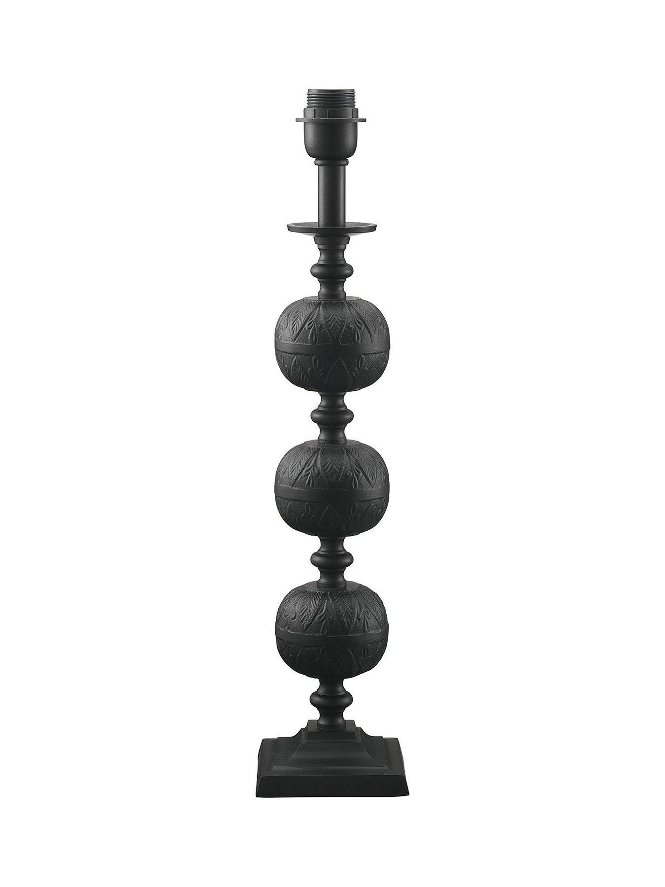 Lampbase Flory Black 57 cm